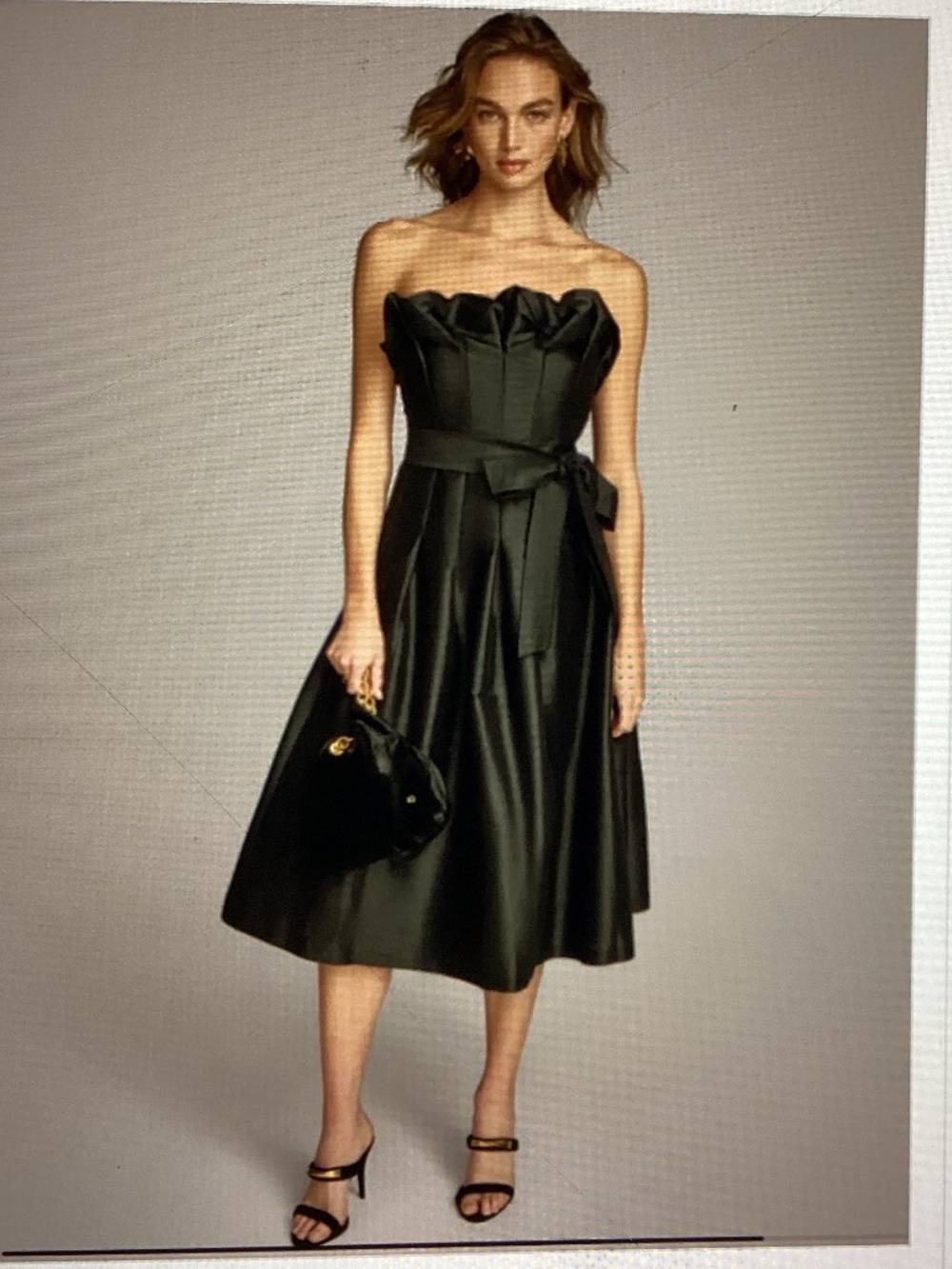 Donna Karan Strapless Mikado Gown Elegant